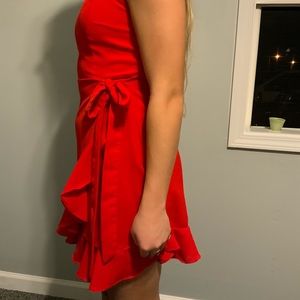 Cute Red Mini Dress